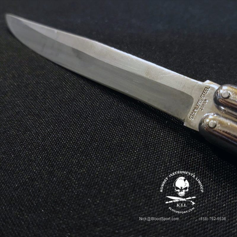 【廃盤レア】Butterfly　W.Schlager OFF FL Discontinued Butterfly Schlager FL Grip Blade Old Silver Tag