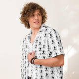KIL Logo White Hawaiian shirt