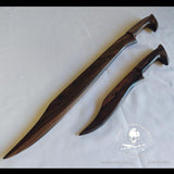 Kamagong Pinuti Sword and Knife Set