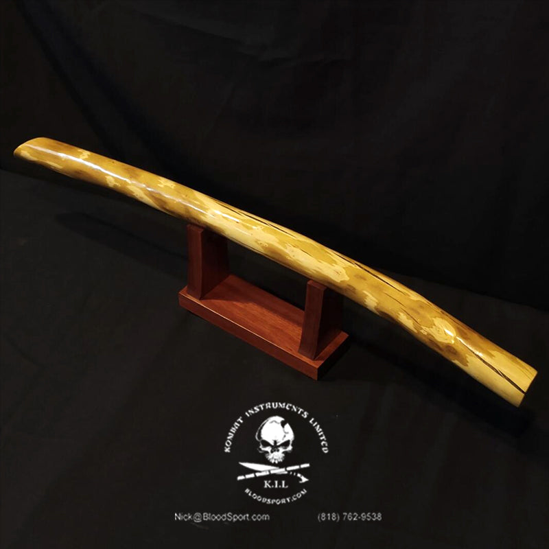 Pomegranate Shoto - KIL Hardwood - Fine Art Finish – Kombat Instruments ...