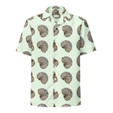 KIL "Black Ocean Woman" Hawaiian Shirt.